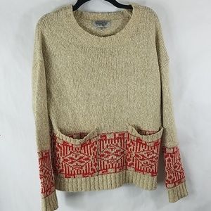 Ecote Wool Blend Loose Fit Sweater